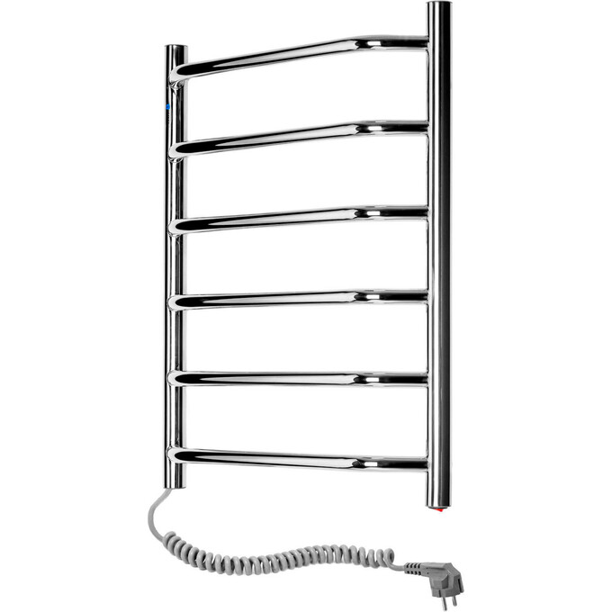 Электрический полотенцесушитель Navin Блюз 10-006120-4860 (480x600, левый), Доступные размеры: 480 x 600, Цвет производителя: хром, Подключение полотенцесушителя: левое, фото 2
