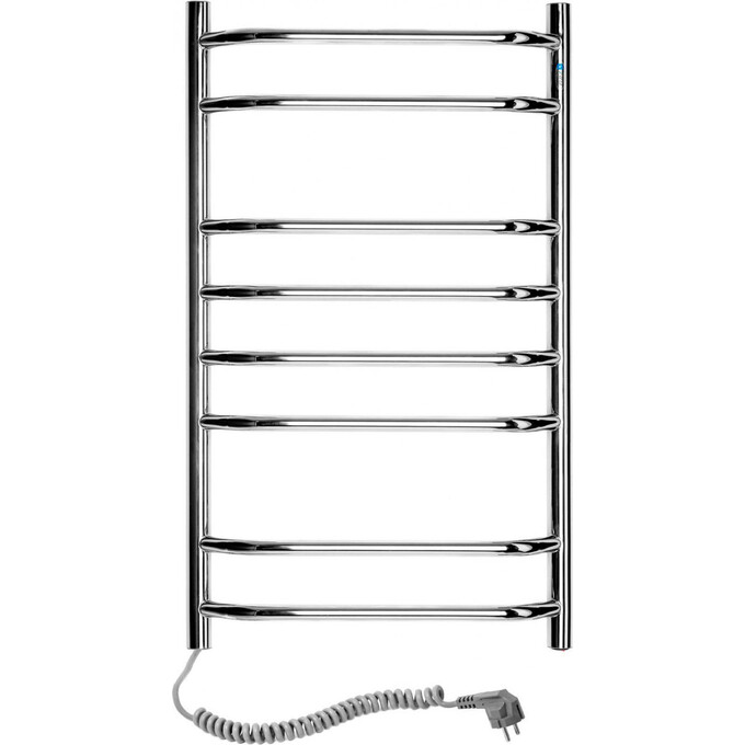 Электрический полотенцесушитель Navin Блюз 10-006120-4880 (480x800, левый), Доступные размеры: 480 x 800, Цвет производителя: хром, Подключение полотенцесушителя: левое, фото 