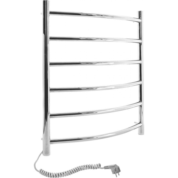 Електрична рушникосушарка Navin Камелія 10-007120-4860 (480x600, ліва), Доступні розміри: 480 x 600, Колір виробника: хром, Підключення рушникосушарки: ліве, фото , изображение 2