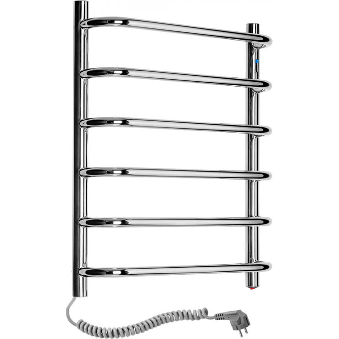 Электрический полотенцесушитель Navin Симфония 10-009120-4860 (480x600, левый), Доступные размеры: 480 x 600, Цвет производителя: хром, Подключение полотенцесушителя: левое, фото 2