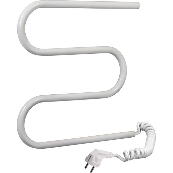 Електрична рушникосушарка Navin Змійовик 12-000000-5050 (500x500, біла глянсова, права), Доступні розміри: 500 x 500, Колір виробника: білий глянець, Підключення рушникосушарки: праве, фото 