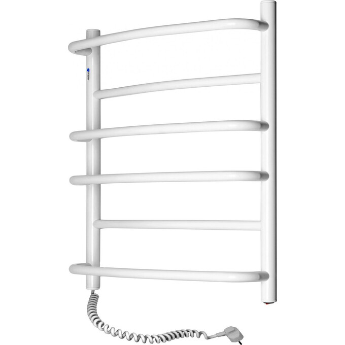 Электрический полотенцесушитель Navin Омега 12-015130-5360 (530x600, белый глянец, левый), Доступные размеры: 530 x 600, Цвет производителя: белый глянец, Подключение полотенцесушителя: левое, фото 2