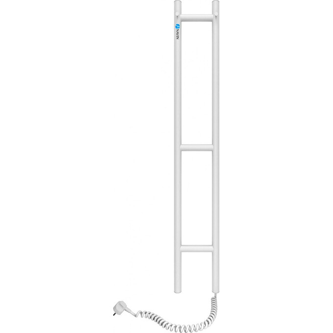 Электрический полотенцесушитель Navin Силуэт 12-017030-0110 (160x1000, белый глянец, правый), фото 