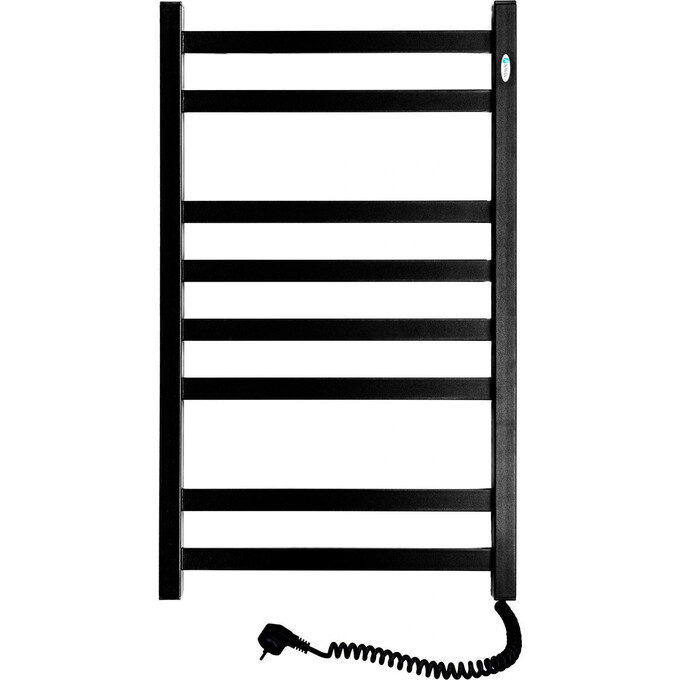 Электрический полотенцесушитель Navin Авангард 12-228050-4880 (480x800, черный муар, правый), Доступные размеры: 480 x 800, Цвет производителя: черный муар, Подключение полотенцесушителя: правое, фото 