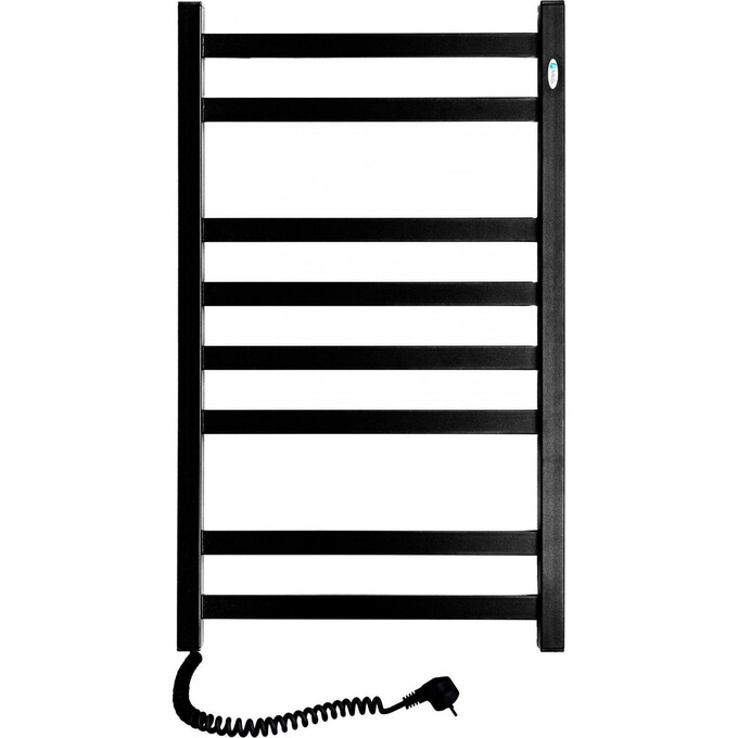 Электрический полотенцесушитель Navin Авангард 12-228150-4880 (480x800, черный муар, левый), Доступные размеры: 480 x 800, Цвет производителя: черный муар, Подключение полотенцесушителя: левое, фото 