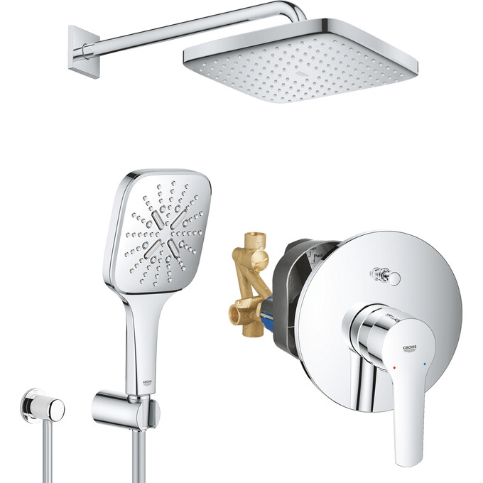 Душевая система скрытого монтажа Grohe QuickFix Start&Vitalio Comfort 250 UA25183007 (23558002+26589000+26145000+28671000+26695000), фото 