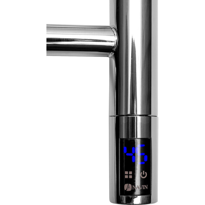 Электрический полотенцесушитель Navin Камелия Sensor 10-007033-3680 (360x800, правый, сенсорный, с таймером), Доступные размеры: 360 x 800, Цвет производителя: хром, Подключение полотенцесушителя: правое, фото 4