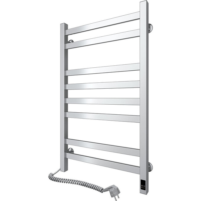 Електрична рушникосушарка Navin Авангард Sensor 10-328153-4880 (480x800, матовий сатин, ліва, сенсорна, з таймером), Доступні розміри: 480 x 800, Колір виробника: сатин, Підключення рушникосушарки: ліве, фото , изображение 3