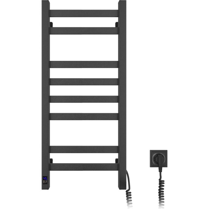 Электрический полотенцесушитель Navin Авангард Sensor 12-228053-3680 (360x800, черный муар, правый, сенсорный, с таймером), Доступные размеры: 360 x 800, Цвет производителя: черный муар, Подключение полотенцесушителя: правое, фото 2