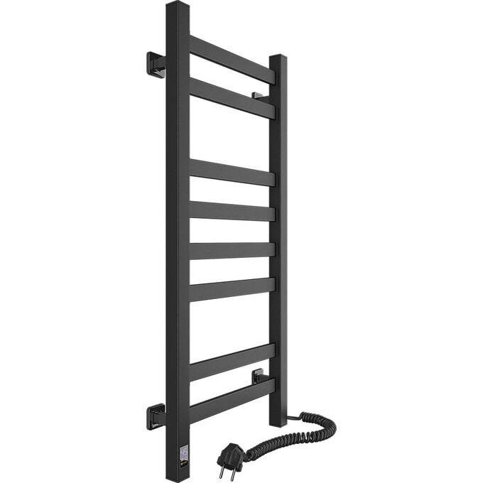 Электрический полотенцесушитель Navin Авангард Sensor 12-228053-3680 (360x800, черный муар, правый, сенсорный, с таймером), Доступные размеры: 360 x 800, Цвет производителя: черный муар, Подключение полотенцесушителя: правое, фото 3