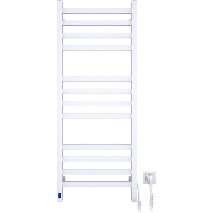 Электрический полотенцесушитель Navin Авангард Sensor 12-028053-4812 (480x1200, белый глянец, правый, сенсорный, с таймером), Доступные размеры: 480 x 1200, Цвет производителя: белый глянец, Подключение полотенцесушителя: правое, фото 2