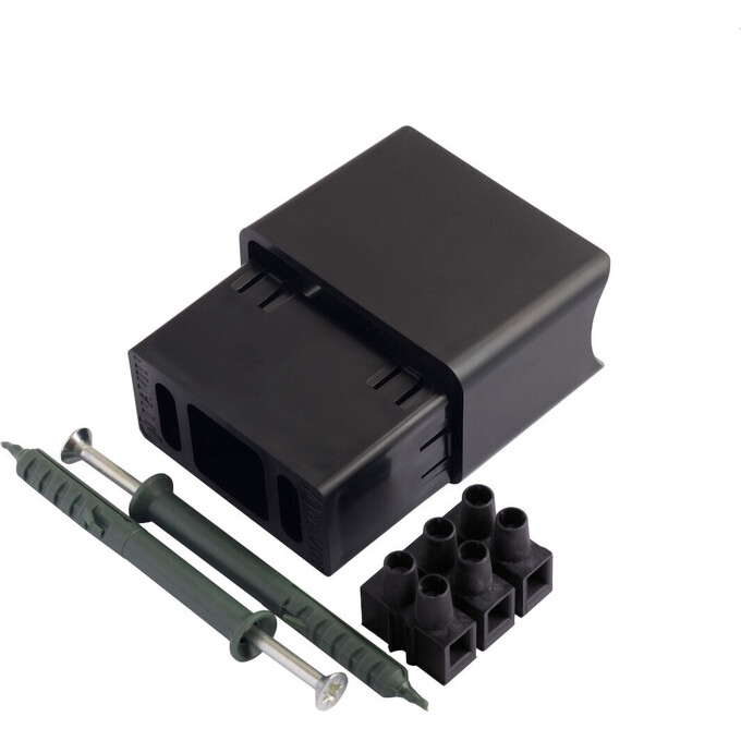 Комплект для скрытого подключения полотенцесушителя Navin 24-622630-5030 (чёрный, универсальный), фото 5