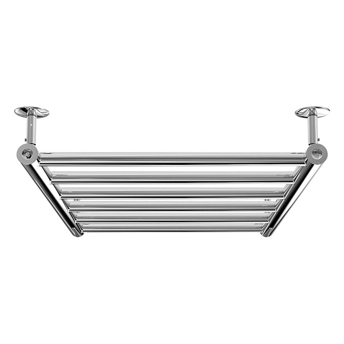 Водяна рушникосушарка Mario Класік F 1.1.5902.01.P (4820111357000, 600x430, хром/білий глянець/чорний матовий/золото/сатин/бронза), фото , изображение 6