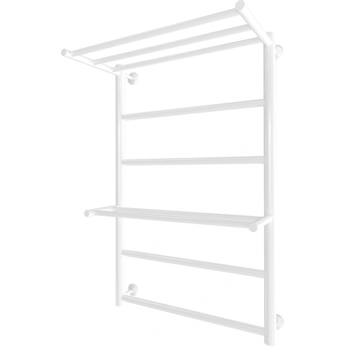 Водяной полотенцесушитель Mario Анкона 1.1.3902.01.P (4820111351749, 800x530, хром/сатин/белый глянец/черный матовый/графит/золото/бронза, с полкой), фото 3