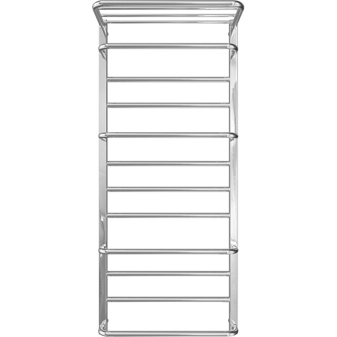 Водяна рушникосушарка Mario Люксор 1.2.4401.03.P (4820111353293, 1200x530, хром/білий глянець/чорний матовий/золото, з полицею), фото , изображение 5