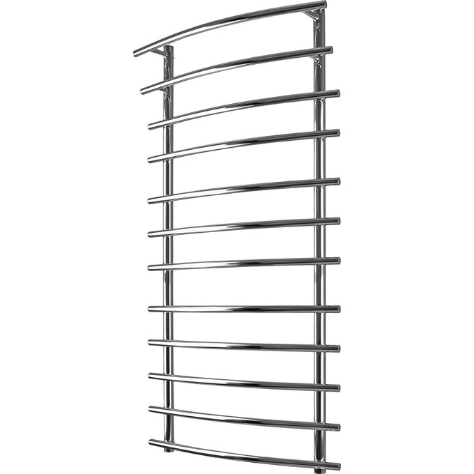 Водяной полотенцесушитель Mario Марио 1.1.0703.01.P (4820111350155, 1200x630, хром/белый глянец/черный матовый), фото 