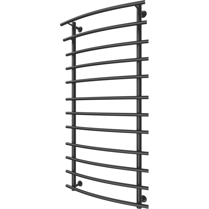 Водяной полотенцесушитель Mario Марио 1.1.0703.01.P (4820111350155, 1200x630, хром/белый глянец/черный матовый), фото 2