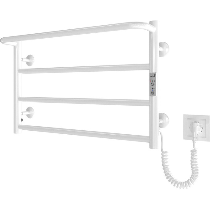 Электрический полотенцесушитель Mario Люкс Сити-I TR 2.3.6300.11.P (4820111356706, 400x630, хром/сатин/белый глянец/черный матовый/графит/золото/бронза, универсальный, с таймером), фото 3