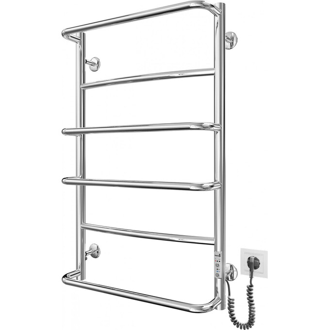 Электрический полотенцесушитель Mario Люкс-I TR 2.3.0315.10.P (4820111356577, 800x530, хром/сатин/белый глянец/черный матовый/графит/золото/бронза, универсальный, с таймером), фото 