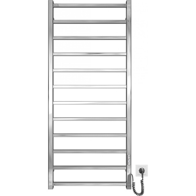 Электрический полотенцесушитель Mario Токио-I TR 2.2.1704.03.P (4820111356744, 1200x500, хром/сатин/белый глянец/черный матовый/графит/золото/бронза, универсальный, с таймером), фото 4