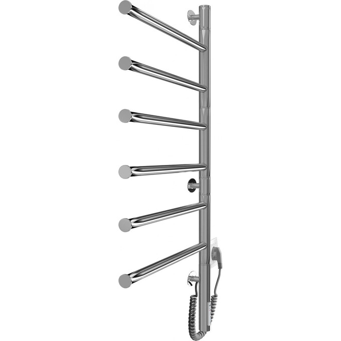 Электрический полотенцесушитель Mario Веер-I TR 2.3.0408.11.P (4820111355617, 800x445, хром/черный матовый, с таймером), фото 3