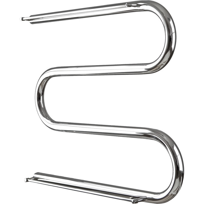 Водяной полотенцесушитель Mario Змейка ∅25 1.1.2603.04.P (4820111350070, 525x600, хром/сатин/белый глянец/черный матовый/графит/золото/бронза, с полкой), фото 