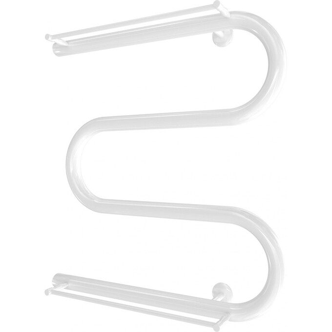 Водяной полотенцесушитель Mario Змейка ∅30 1.1.3100.05.P (4820111350582, 530x500, хром/сатин/белый глянец/черный матовый/графит/золото/бронза, с полкой), фото 2