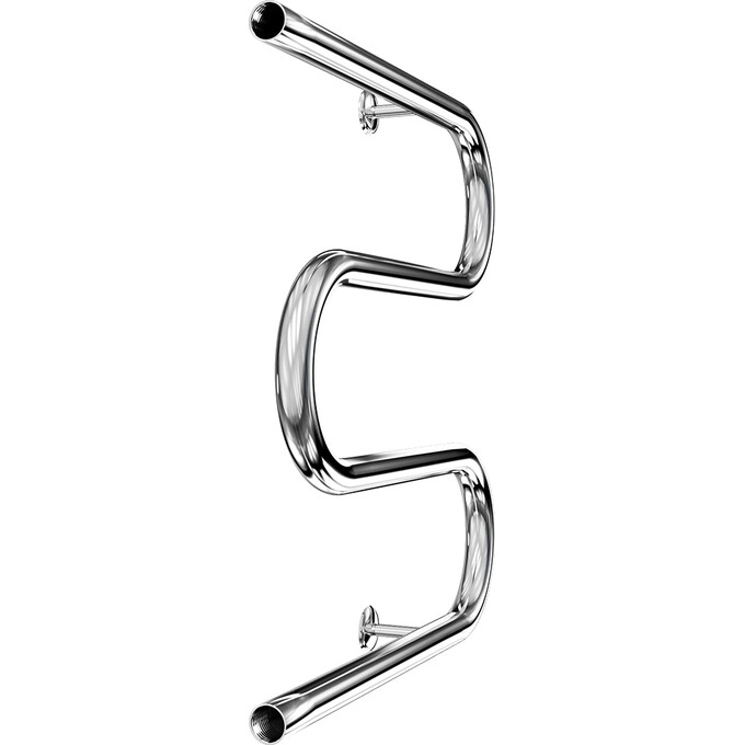 Водяной полотенцесушитель Mario Змейка ∅25 1.1.2508.04.P (4820111357161, 525x400, хром/белый глянец/черный матовый/графит/золото/бронза), фото 2