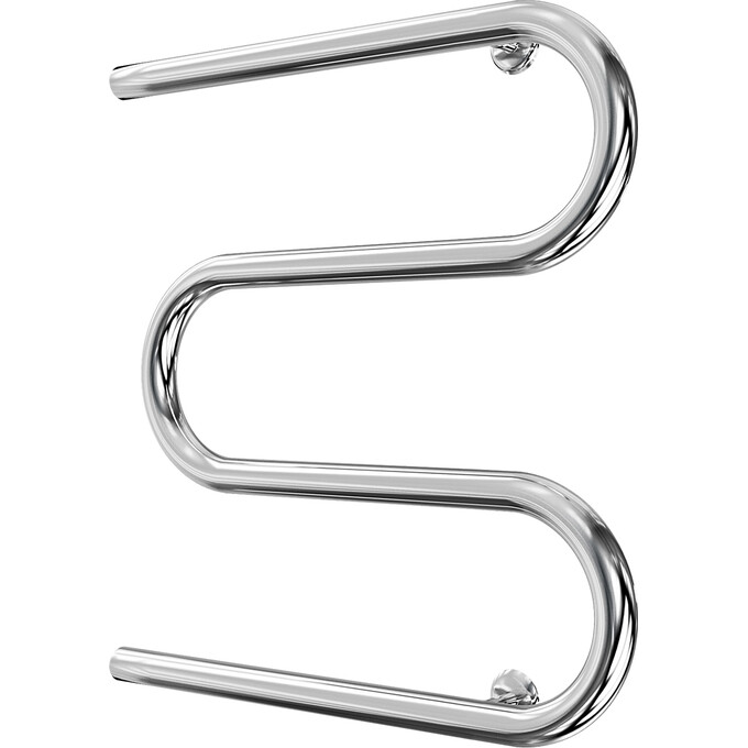 Водяна рушникосушарка Mario Змійка ∅30 1.1.3005.05.P (4820111357215, 530x500, хром/білий глянець/чорний матовий/золото/бронза), фото , изображение 3