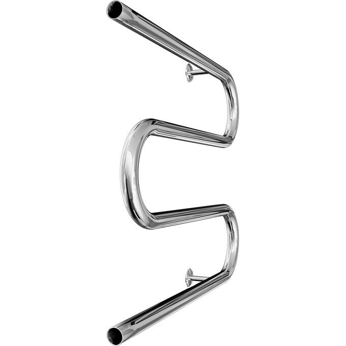 Водяной полотенцесушитель Mario Змейка ∅30 1.1.3006.05.P (4820111357222, 530x600, хром/белый глянец/черный матовый/графит/золото/бронза), фото 2