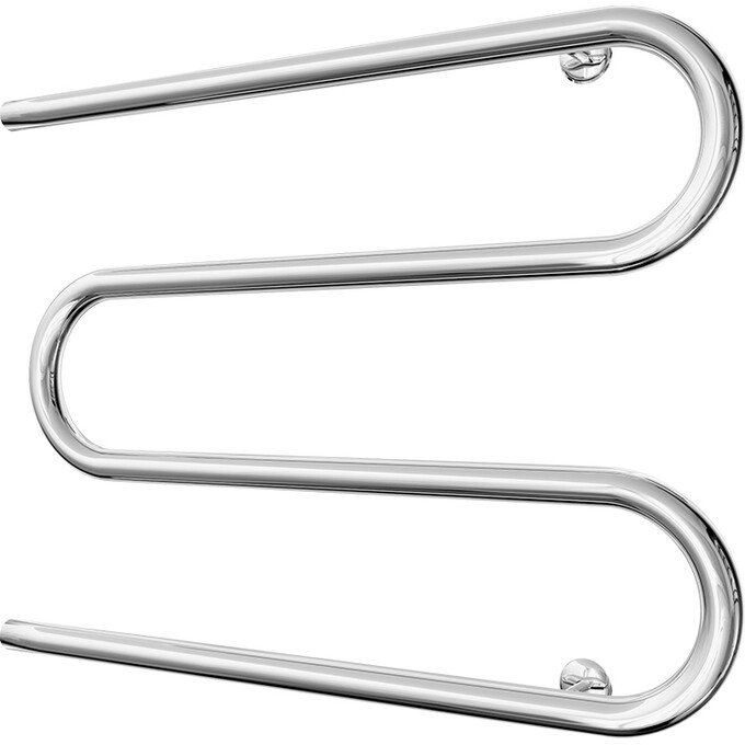 Водяна рушникосушарка Mario Змійка ∅30 1.1.3007.05.P (4820111357239, 530x700, хром/білий глянець/чорний матовий/золото/бронза), фото , изображение 3