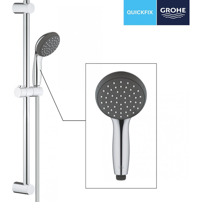 Душовий гарнітур Grohe QuickFix Vitalio Start 100 27942000, фото , изображение 3