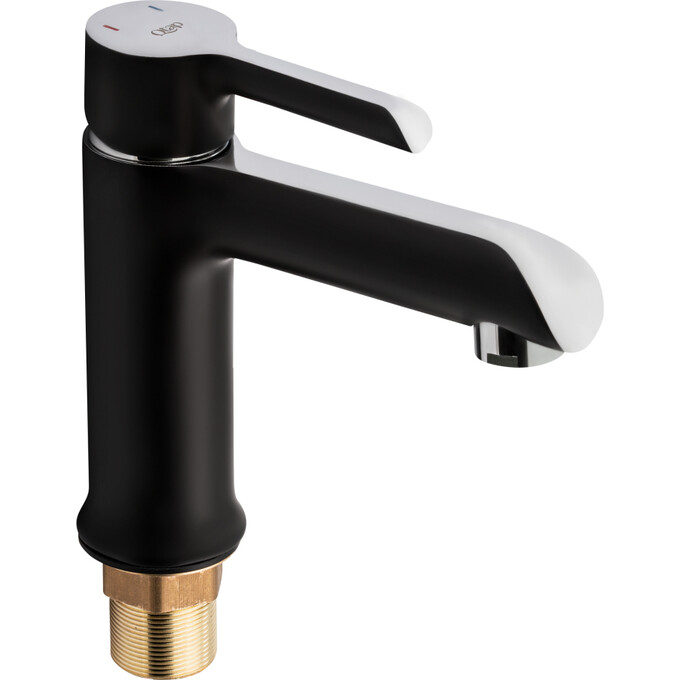 Комплект смесителей для ванной комнаты Qtap Grand (QTGRABCR001F+QTGRABCR005, черный/хром), фото 8