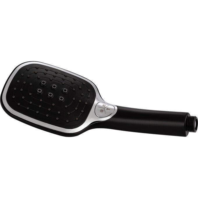 Комплект смесителей для ванной комнаты Qtap Grand (QTGRABCR001F+QTGRABCR006, черный/хром), фото 4