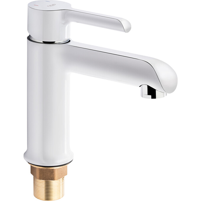 Комплект смесителей для ванной комнаты Qtap Grand (QTGRAWCR006+QTGRAWCR001F, белый/хром), фото 9