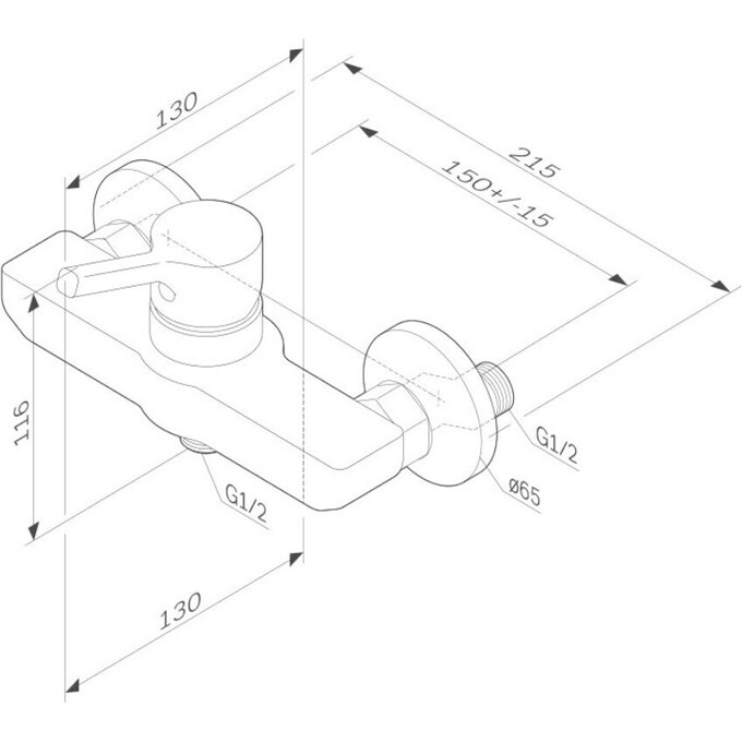 Смеситель для душа Am.Pm X-Joy S F85B20033 (белый), фото 4