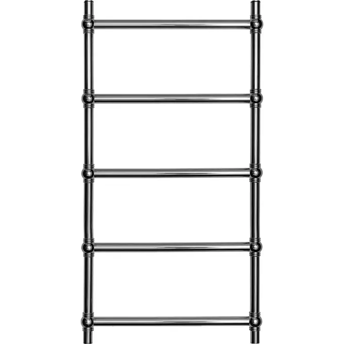 Водяной полотенцесушитель Navin Ретро 00-040030-5010 (500x1000), Доступные размеры: 500 x 1000, Цвет производителя: хром, Подключение полотенцесушителя: нижнее, фото 