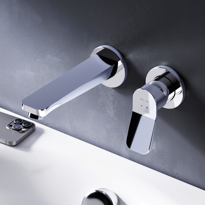 Змішувач прихованого монтажу для умивальника Am.Pm X-Joy F85A72600 (внутрішня частина у комплекті), фото , изображение 2