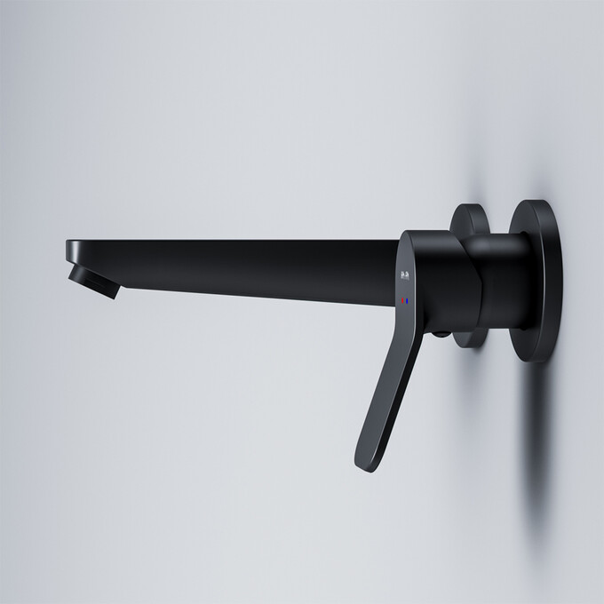 Змішувач прихованого монтажу для умивальника Am.Pm X-Joy F85A72622 (чорний матовий, внутрішня частина в комплекті), фото , изображение 5