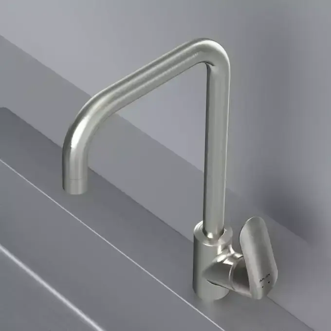 Змішувач для кухні Am.Pm Like F8006011 (сатин), фото , изображение 5