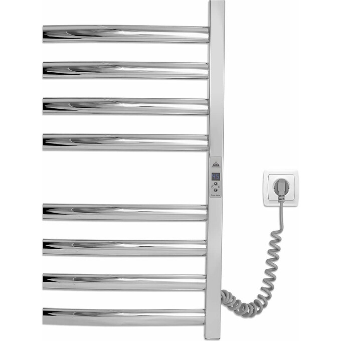 Электрический полотенцесушитель Laris Гранд П14 73207371 (500x1200, хром/белый/черный/золото/бронза, правый), фото 5