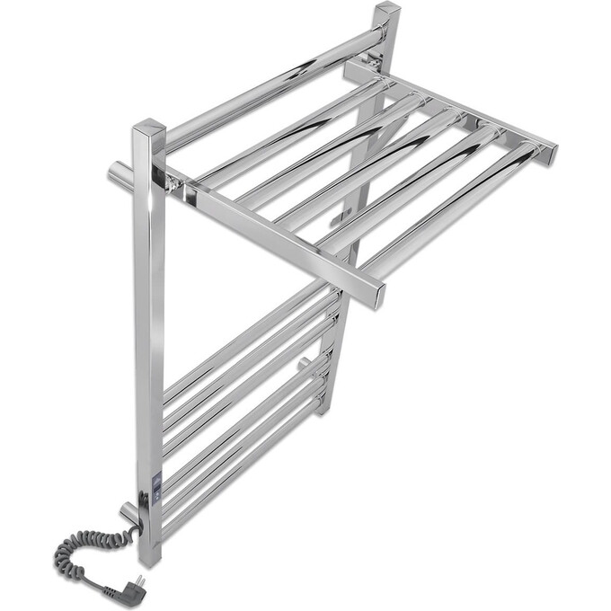 Электрический полотенцесушитель Laris Сириус П12 71207682 (500x900, хром/белый/черный/золото/бронза, левый, с полкой), фото 5