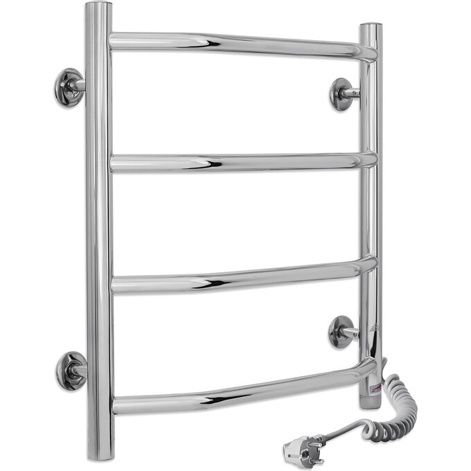 Электрический полотенцесушитель Laris Виктория П4 73207013 (450x500, хром/белый/черный/золото/бронза, правый), фото 