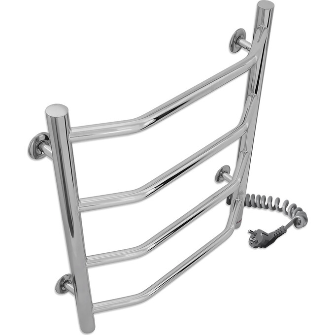 Электрический полотенцесушитель Laris Виктория П4 73207013 (450x500, хром/белый/черный/золото/бронза, правый), фото 4