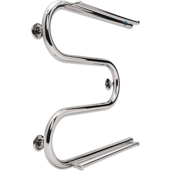 Водяной полотенцесушитель Laris Змеевик 32 РС3 71207201 (500x500, 1", с полкой), фото 