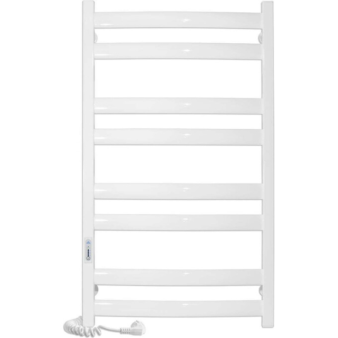 Электрический полотенцесушитель Laris Зебра Атлант ЧК8 R3 77700098 (500x900, белый матовый, левый, с таймером), Доступные размеры: 500 x 900, Цвет производителя: белый матовый, Подключение полотенцесушителя: левое, фото 2