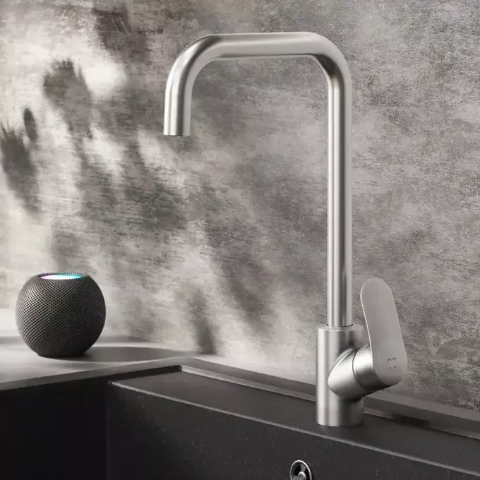 Змішувач для кухні Am.Pm Like F8006011 (сатин), фото , изображение 3