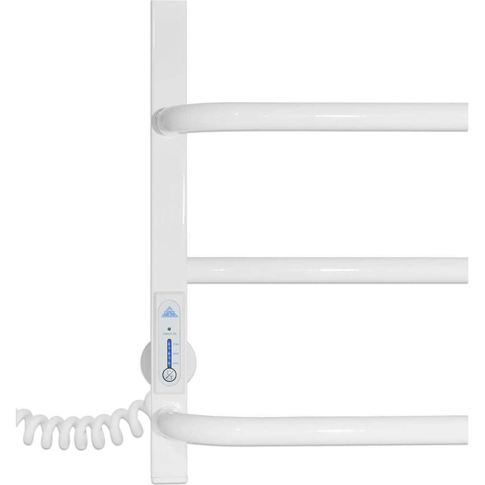 Электрический полотенцесушитель Laris Зебра Комфорт ЧК10 R3 77700090 (500x900, белый глянцевый, левый, с таймером), Доступные размеры: 500 x 900, Цвет производителя: белый глянец, Подключение полотенцесушителя: левое, фото 5