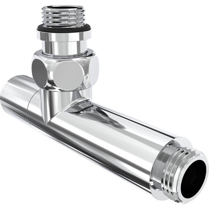 Кран угловой для полотенцесушителя Laris Luxon ZZ-5101 71401048 (1/2"x1/2", удлиненный), фото 5