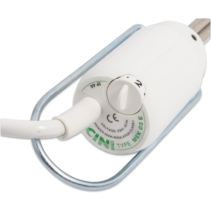 ТЭН для полотенцесушителя Laris Cini 300W 71401058 (300 Вт, Max 65° С, белый/золото/бронза), фото 3